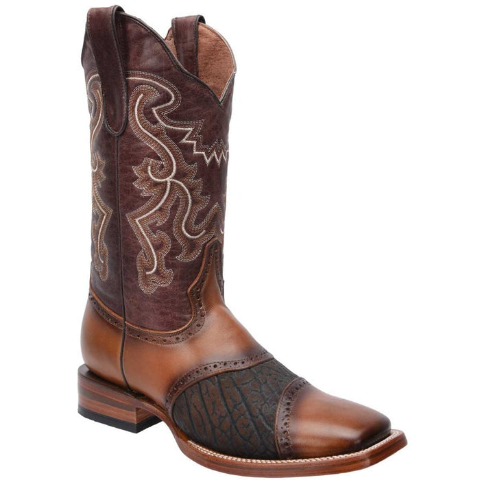 Botas Vaqueras de Cuello de Toro Original Horma Rodeo