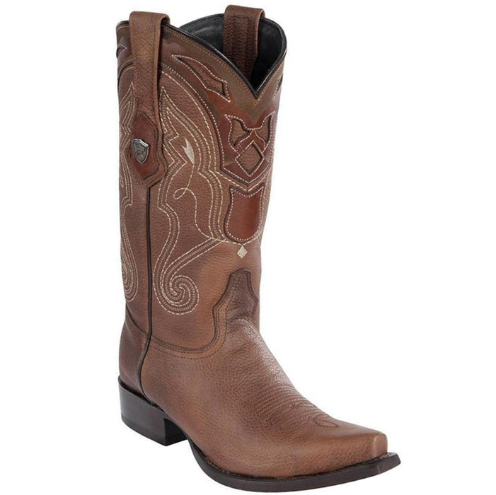 Botas Vaqueras de Cuero con Punta Recortada - 6