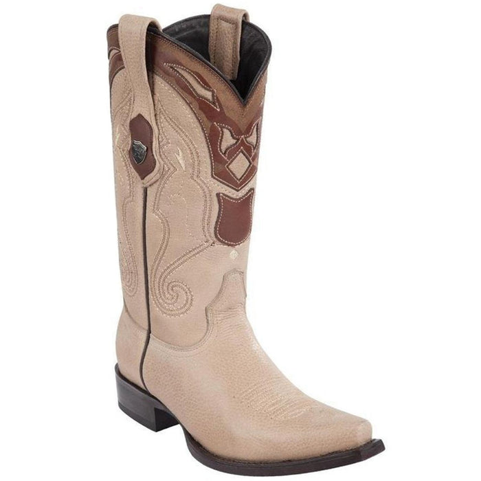 Botas Vaqueras de Cuero con Punta Recortada - 6