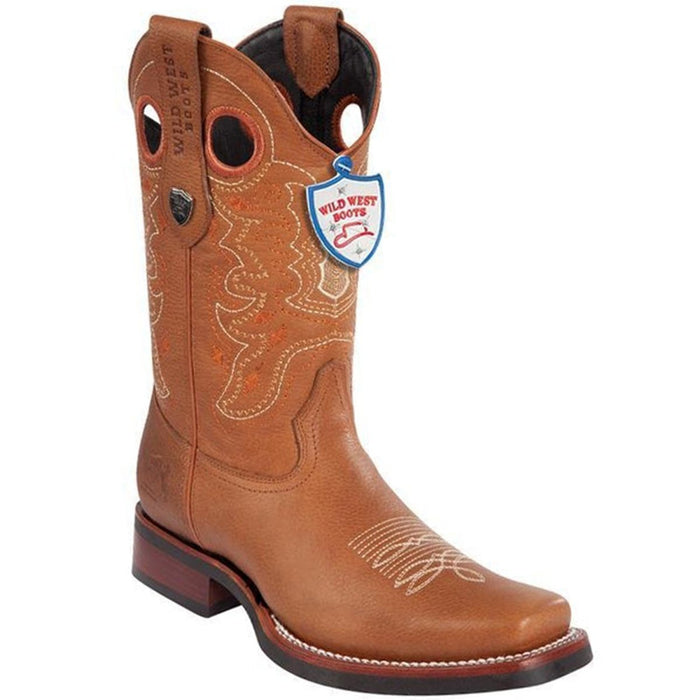 Botas Vaqueras de Cuero Grisly en Horma Rodeo y Suela de Hule - 6
