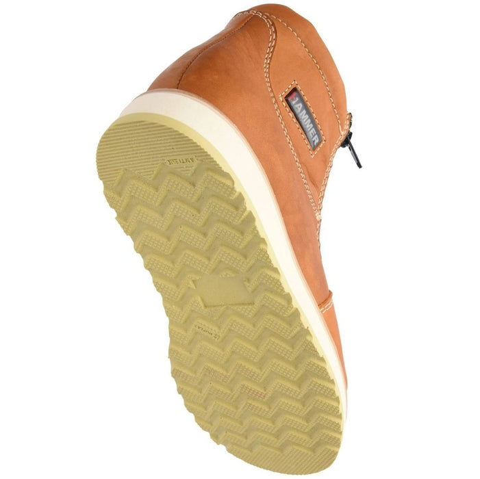 Botines de Trabajo Hammer con Doble Zipper Suela Doble Densidad Color Habana - 6