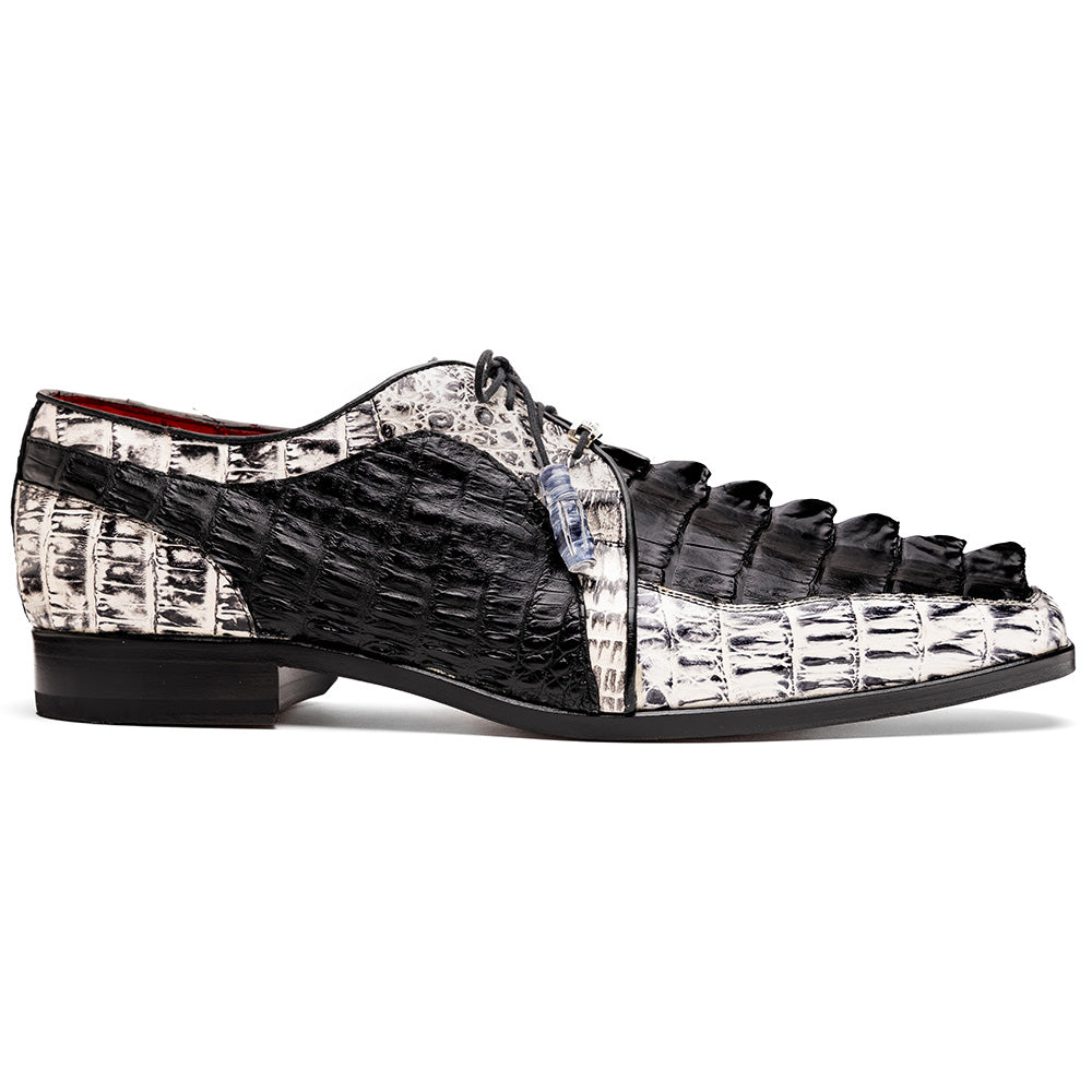 Marco Di Milano Caribe Newspaper-Black Caiman Crocodile Derby - 8.5