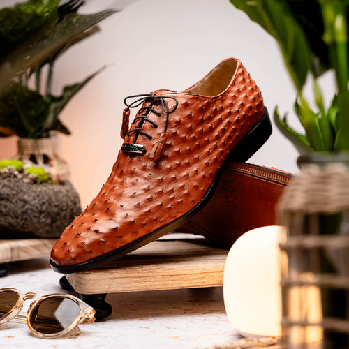 Marco_Di_Milano Criss Brandy Leather Loafers