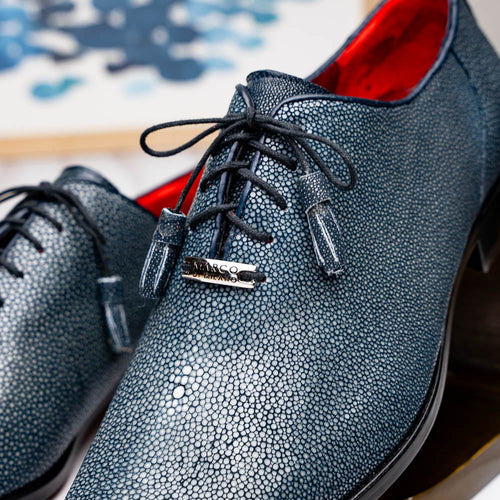 Marco Di Milano Pannuci Navy Leather Luxury Loafer