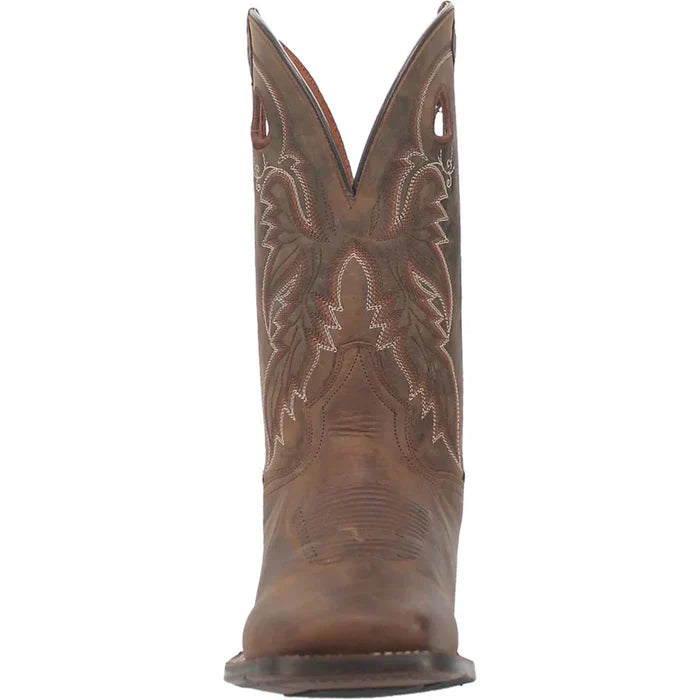 Dan Post Men's Abram Genuine Leather Square Toe Boots - Tan - 7D