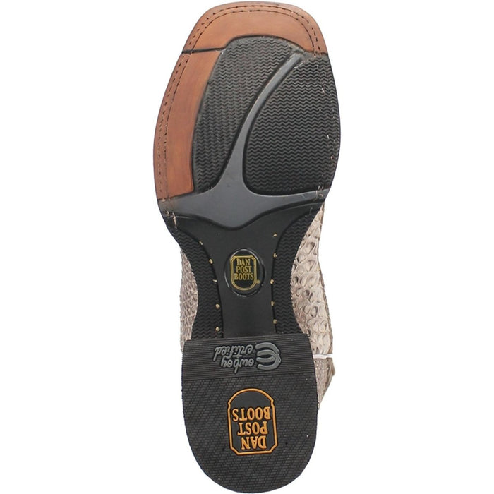 Dan Post Men's Winston Genuine Lizard Round Toe Boots - Black - 6.5D