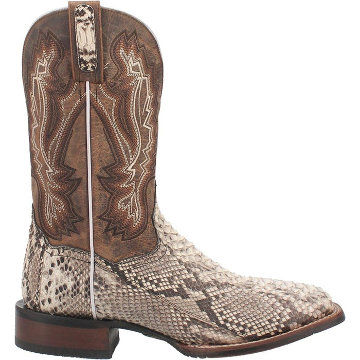 Dan Post Men's Winston Genuine Lizard Round Toe Boots - Black - 6.5D