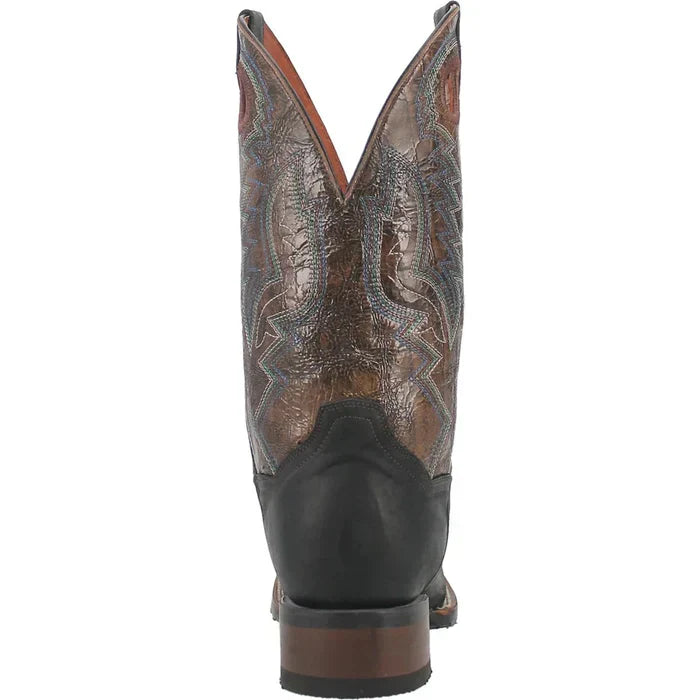 Dan Post Men's Deuce Genuine Leather Square Toe Boots - Black - 7D