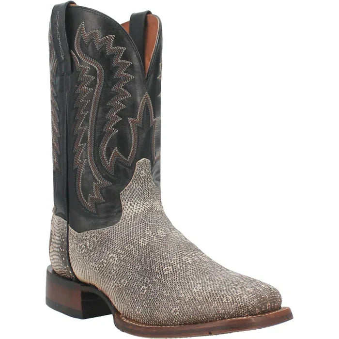 Dan Post Men's Elgin Genuine Lizard Square Toe Boots - Natural - 7D