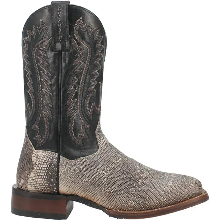 Dan Post Men's Elgin Genuine Lizard Square Toe Boots - Natural - 7D