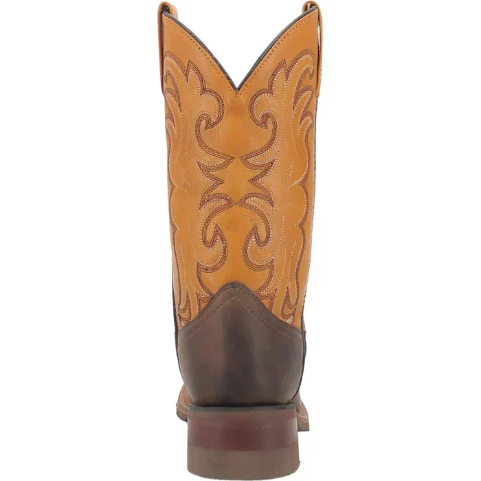 Dan Post Men's Leather Square Toe Boots - Tan - 8.5D