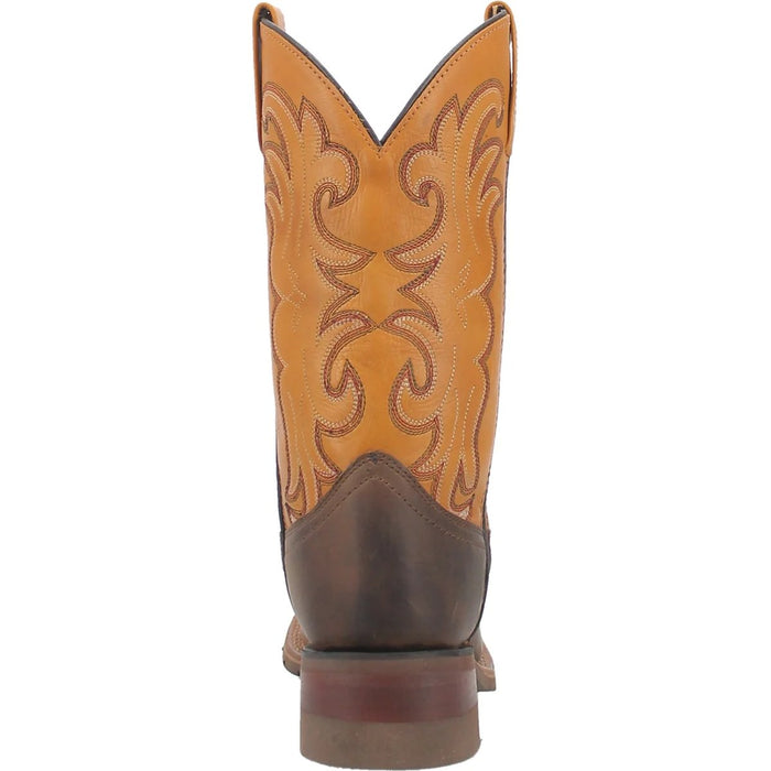 Dan Post Men's Leather Square Toe Boots - Tan - 8.5D
