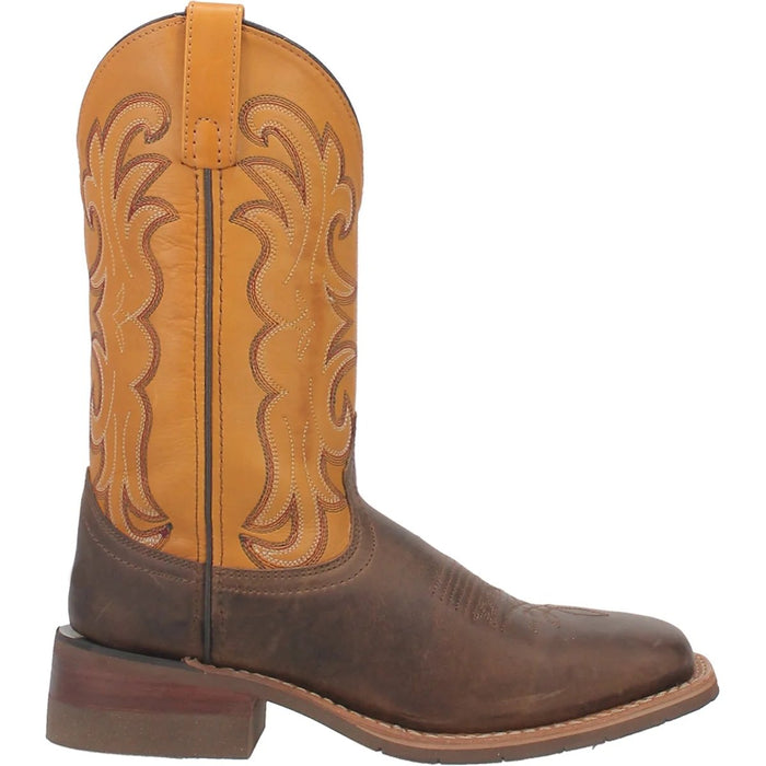 Dan Post Men's Leather Square Toe Boots - Tan - 8.5D