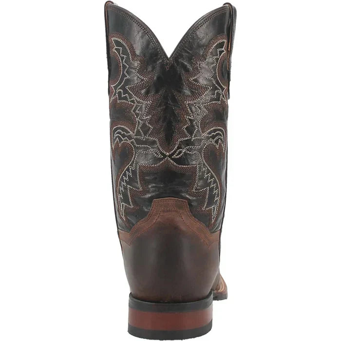 Dan Post Men's Franklin Genuine Leather Square Toe Boots - Brown - 7D