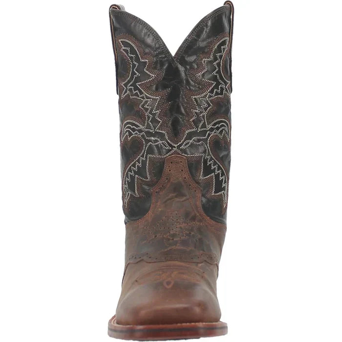 Dan Post Men's Franklin Genuine Leather Square Toe Boots - Brown - 7D