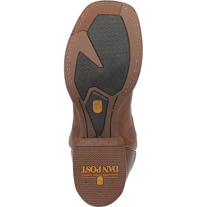 Dan Post Men's Killeen Leather Square Toe Boots - Tan - 6D