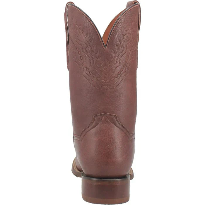 Dan Post Men's Milo Genuine Leather Square Toe Boots - Brown - 7.5D