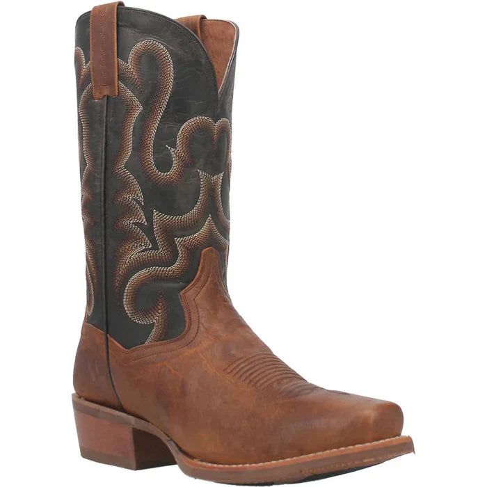 Dan Post Men's Richland Genuine Leather Square Toe Boots - Saddle - 7D