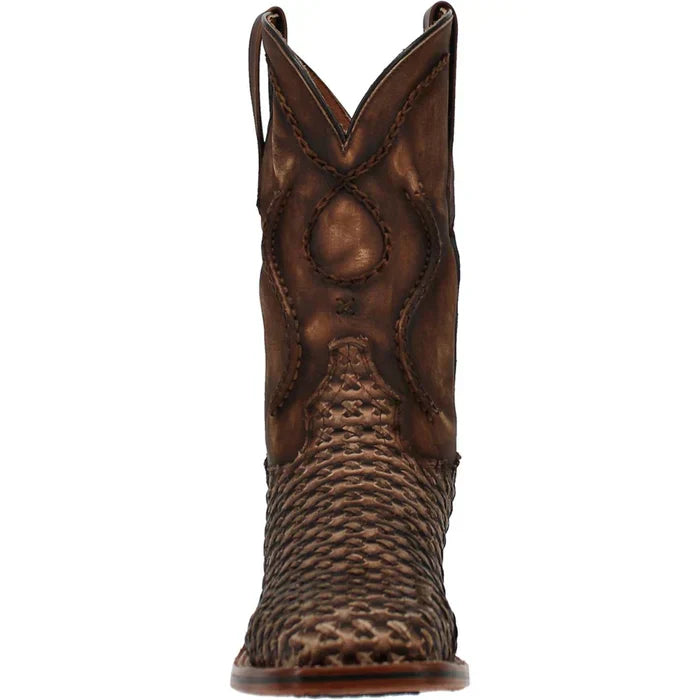 Dan Post Men's Stanley Leather Square Toe Boots - Tan - 7D