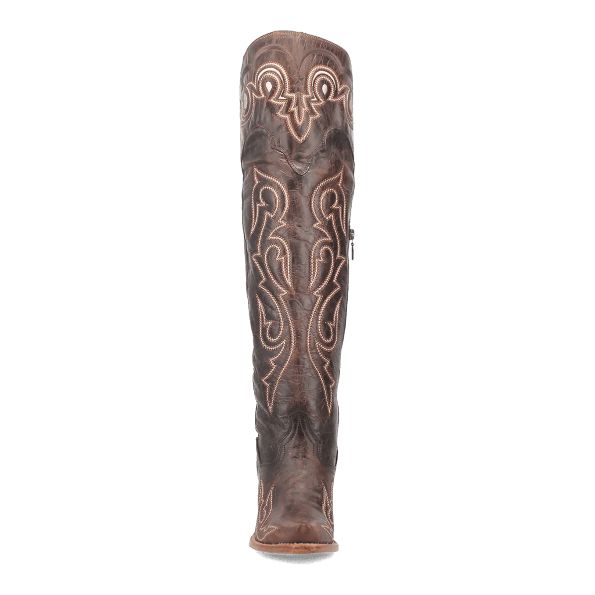 Dan Post Women's Kommotion Snip Toe Leather Tall Boots - Chocolate - Chocolate
