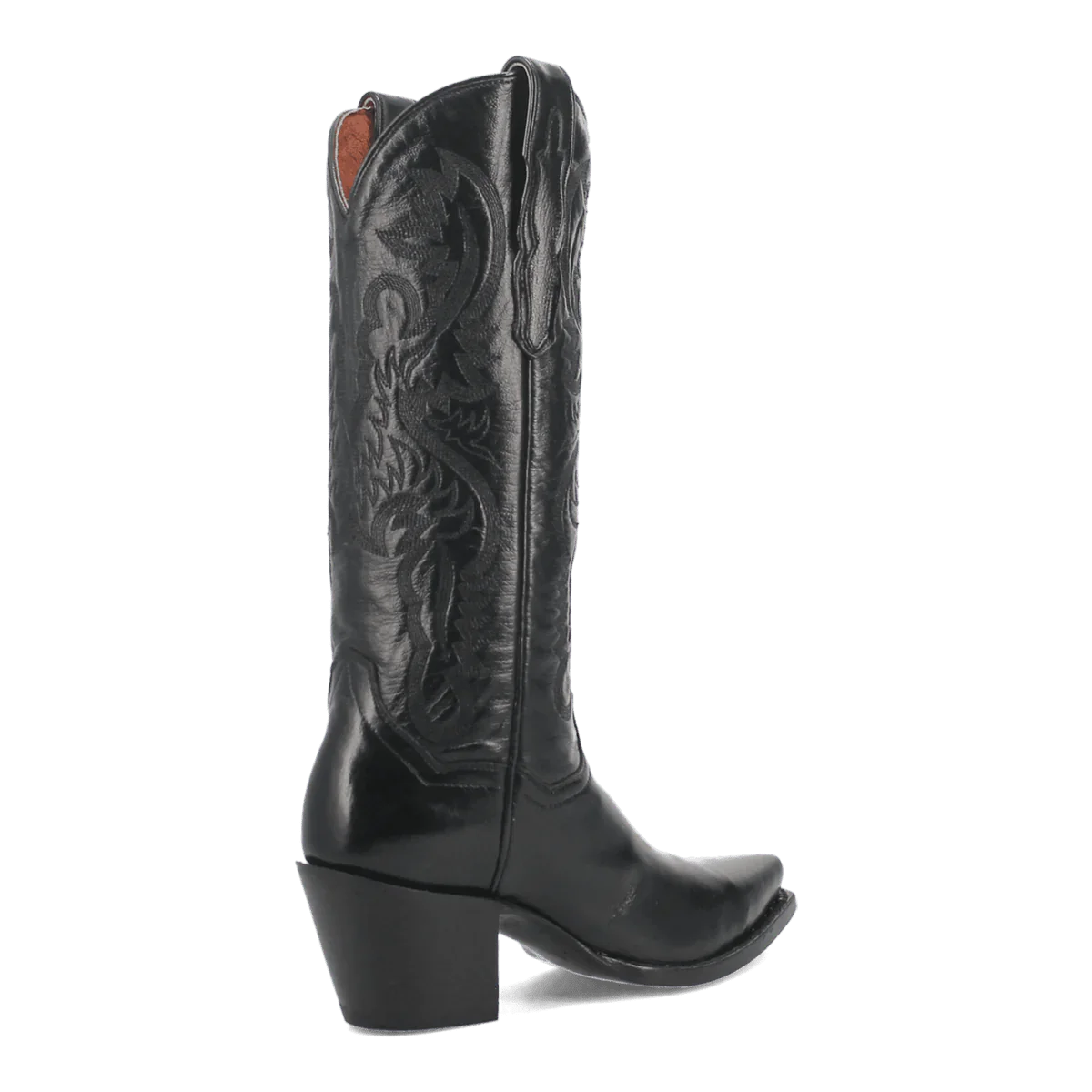 Dan Post Women's Maria Snip Toe Leather Boots - Black - Black
