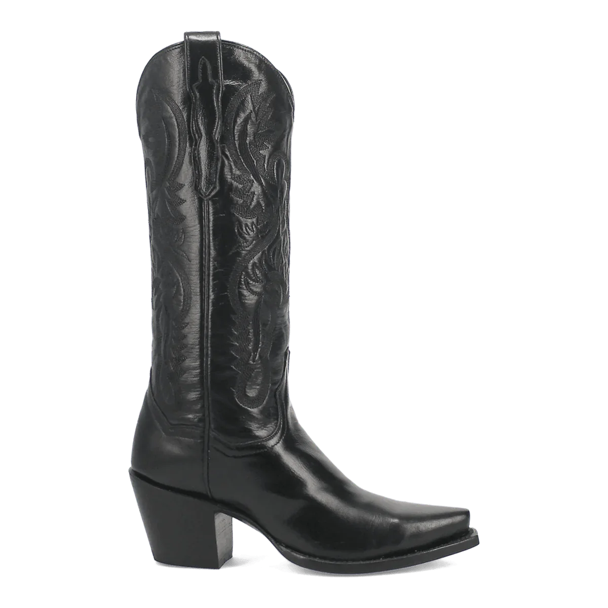 Dan Post Women's Maria Snip Toe Leather Boots - Black - Black