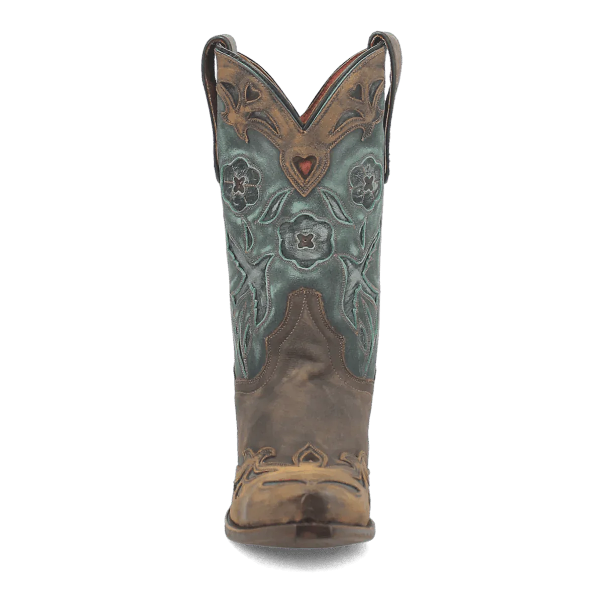 Dan Post Women's Vintage Bluebird Snip Toe Leather Boots - Chocolate - Chocolate