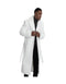 Dark White Overcoat ~ Long Mens Dress Topcoat Dark White