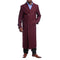Mens Red Overcoat Trench coat -  Diamond Burgundy Wool Double Breasted