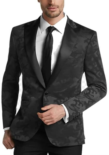 Camo Tuxedo - Camo Suit Camouflage Tuxedo - Camo Wedding Suit - 34 Short