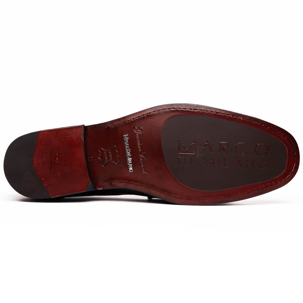 Marco Di Milano Enzo Black Lizard Bit Loafers - 8