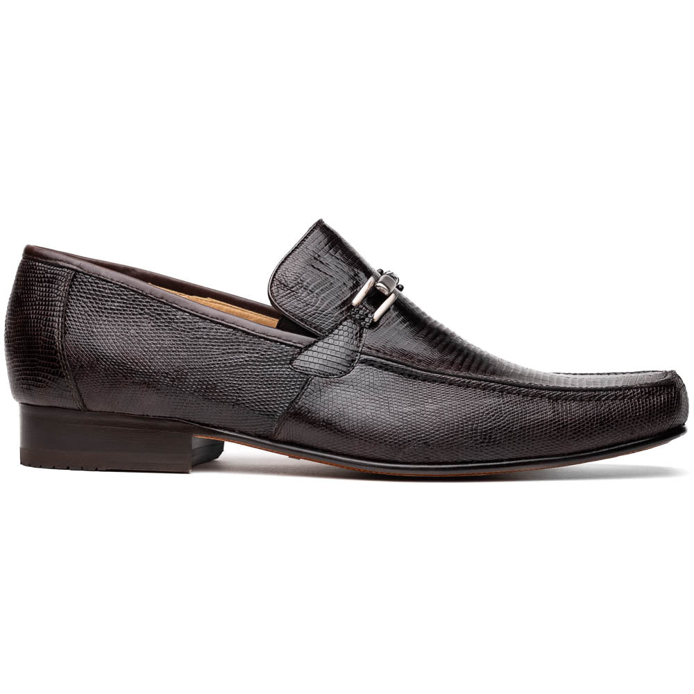 Marco Di Milano Fabro Brown Lizard Bit Loafers - 8