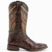 Ferrini Jesse Men's Print Alligator Boots Handcrafted Chocolate - 8D