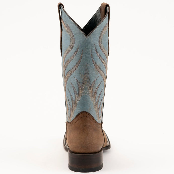 Ferrini Men's Hunter Square Toe Boots Handcrafted - Brown - 6