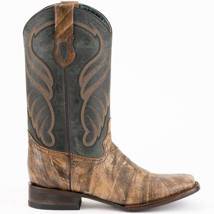 Ferrini Men's Hunter Square Toe Boots Handcrafted - Oak - 6