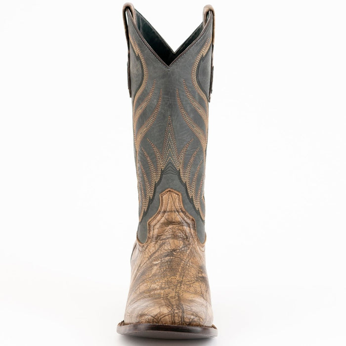 Ferrini Men's Hunter Square Toe Boots Handcrafted - Oak - 6