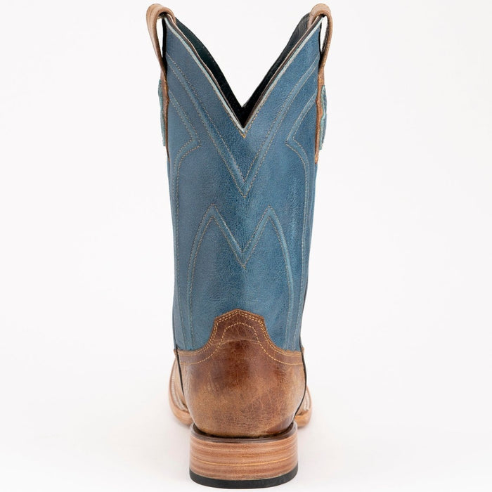 Ferrini Men's Maddox Leather Boots Handcrafted - Antique Saddle - 6