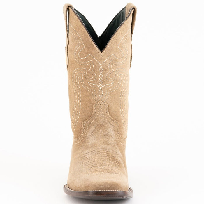 Ferrini Men's Roughrider Narrow Square Toe Boots Handcrafted - Taupe - 6