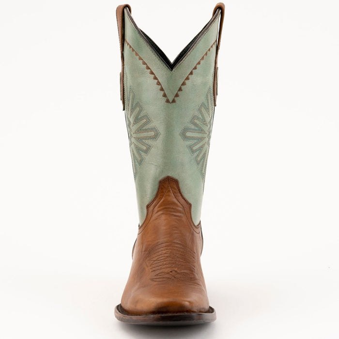 Ferrini Men's Santa Fe Leather Boots Handcrafted - Brandy - 6