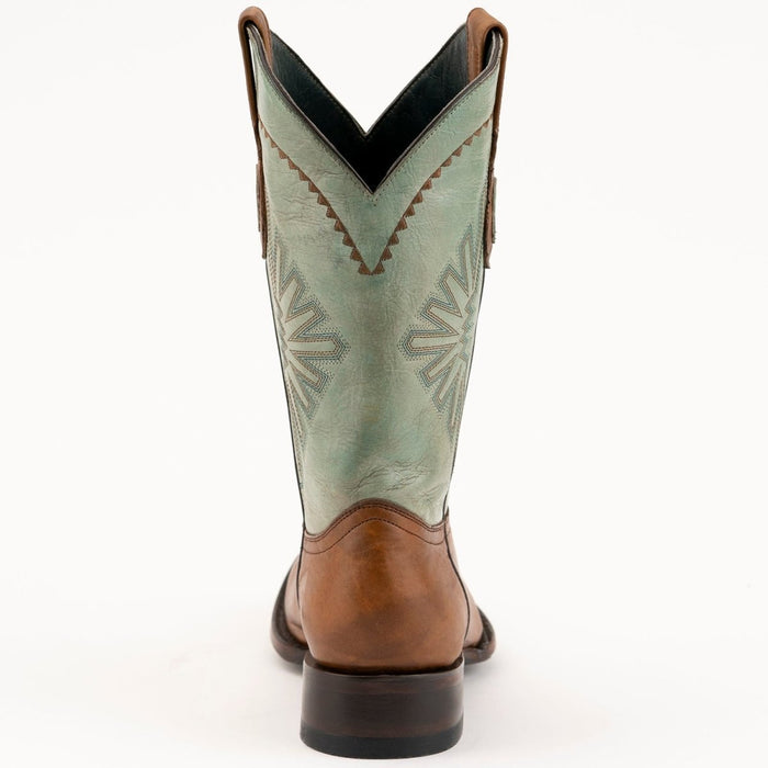 Ferrini Men's Santa Fe Leather Boots Handcrafted - Brandy - 6