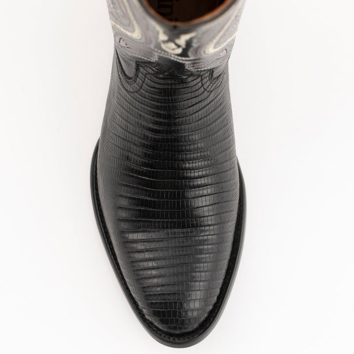 Ferrini Men's Taylor Lizard Round Toe Handcrafted - Chocolate - 6