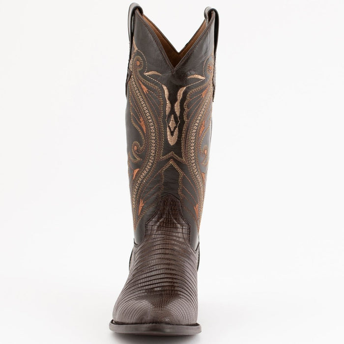Ferrini Men's Stallion Alligator Belly Boots Square Toe Black - 6