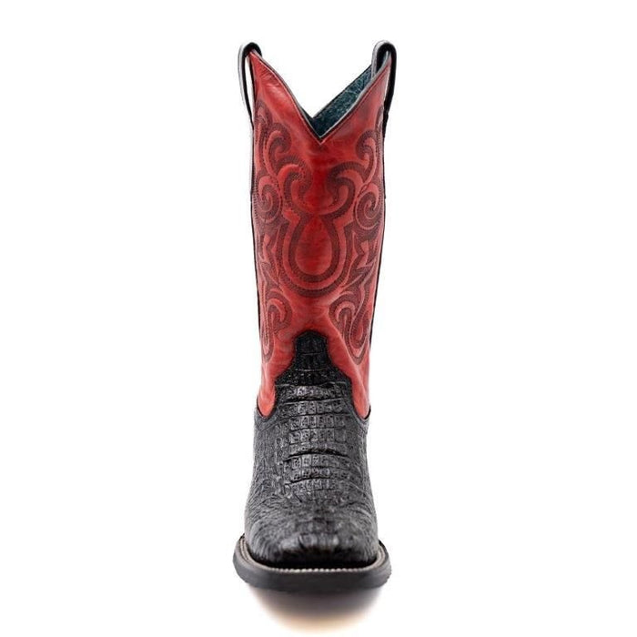 Ferrini Stampede Men's Print Crocodile Boots Handcrafted Sport Rust - 6