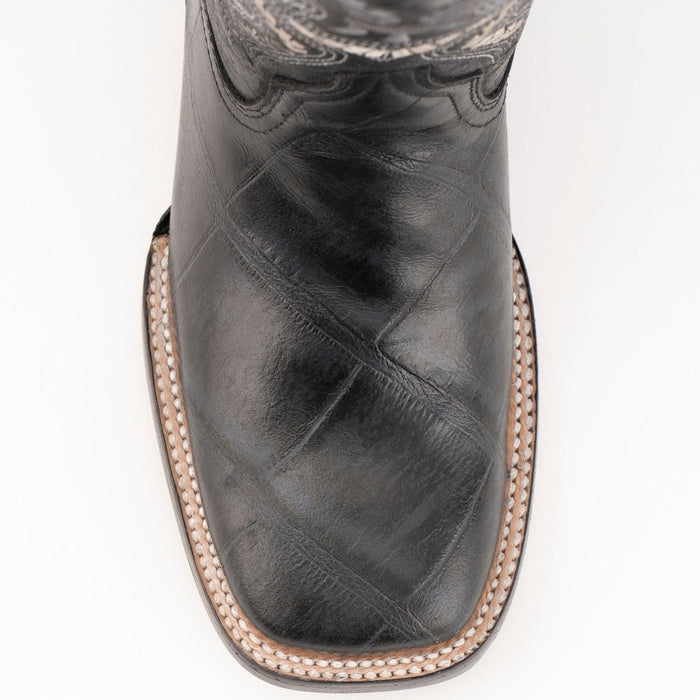 Ferrini Women's Stampede Square Toe Boots Crocodile Print - Black - 6