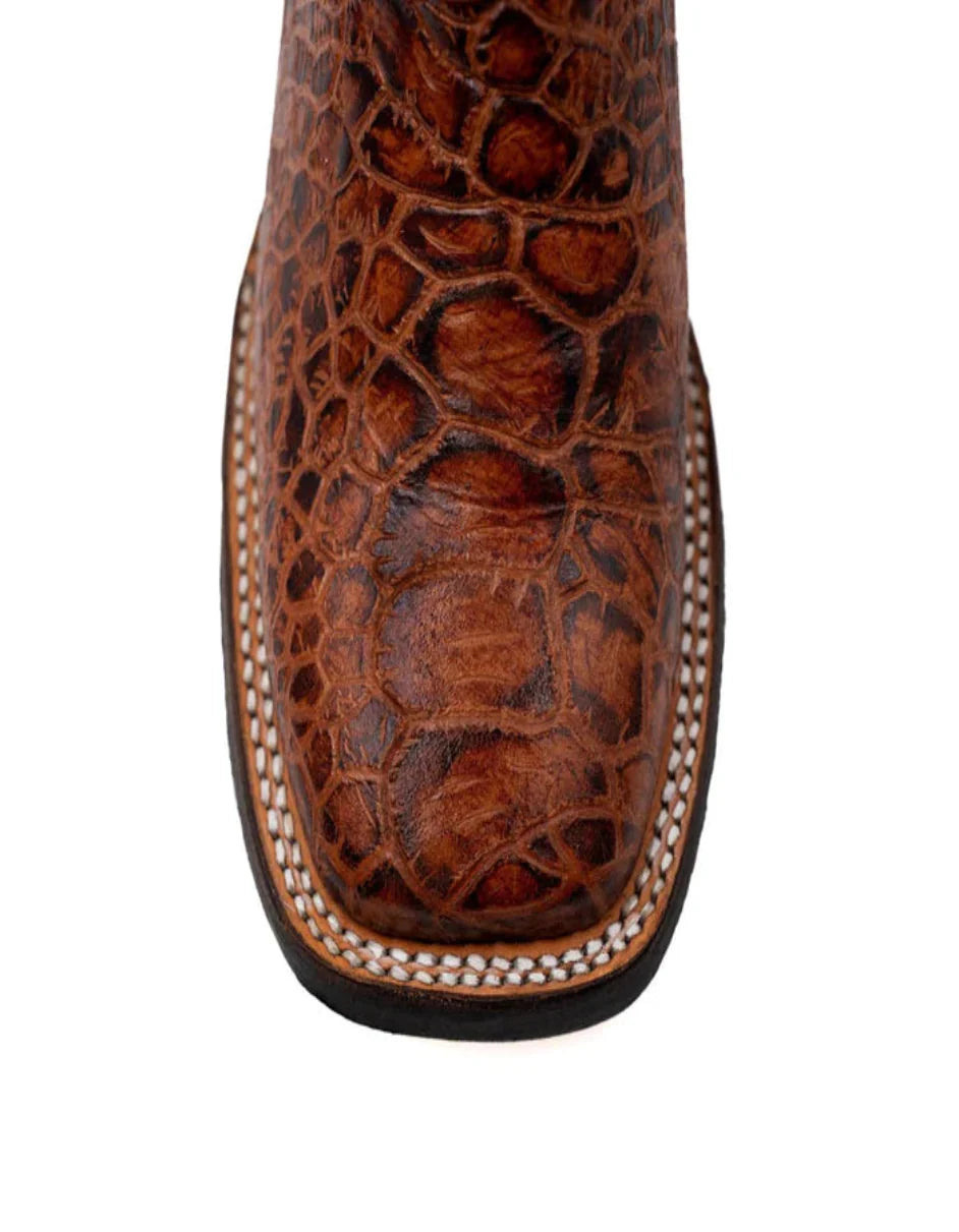 Ferrini Women's Kai Square Toe Boots Turtle Print - Light Brown - 6
