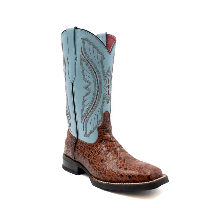 Ferrini Women's Kai Square Toe Boots Turtle Print - Light Brown 9259361 - 6B