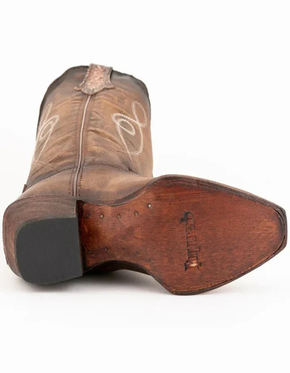 Ferrini Women's Madison Snip Toe Boots Handcrafted - Brown 8186110 - Brown