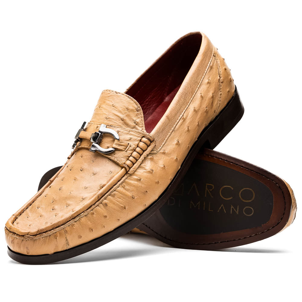Marco Di Milano Ferrioni Ostrich Orix Bit Loafer - 8.5