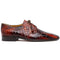 Marco Di Milano Fitipaldi Alligator Derby  Rustic Cognac