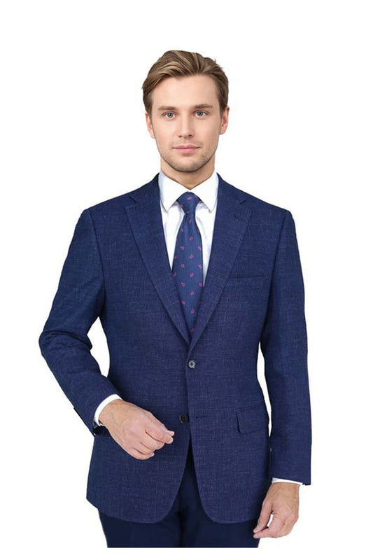 Enzo Tovare Blue Waffleweave Sports Jacket